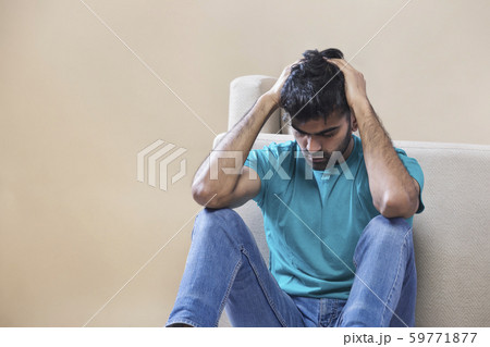 A man in stress A man in stress 59771877