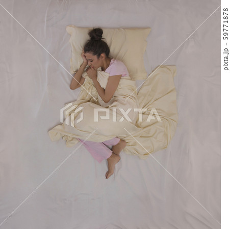 young girl having a nightmare young girl having a nightmare 59771878