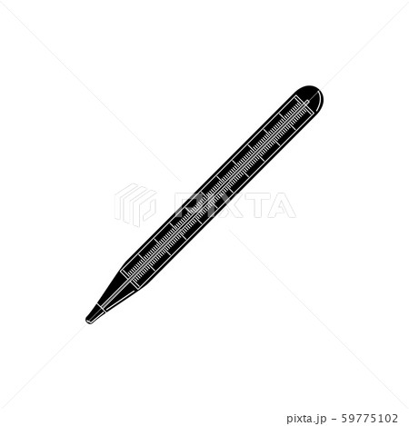 thermometer simple icon. Medicine vector illustration for design 59775102