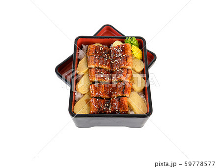Unagi don or Japanese ell grilled with kabayaki 59778577