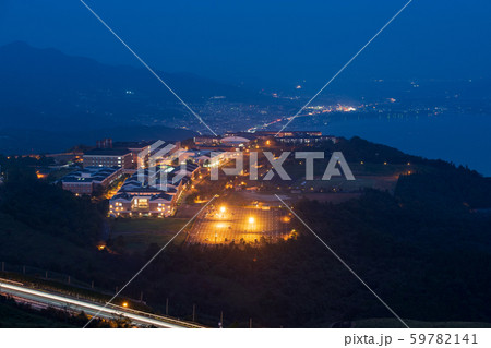 別府市十文字原展望台から眺める夜景【大分県】 別府市十文字原展望台から眺める夜景【大分県】 59782141