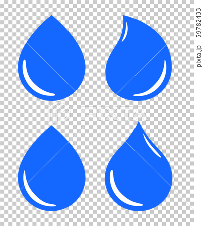 水滴アイコンセット  59782433