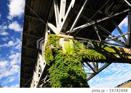 バンクーバーのグランビルアイランドの入り口・グランビル橋 59782898