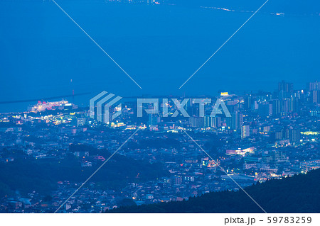 別府市十文字原展望台からの夜景【大分県】 59783259