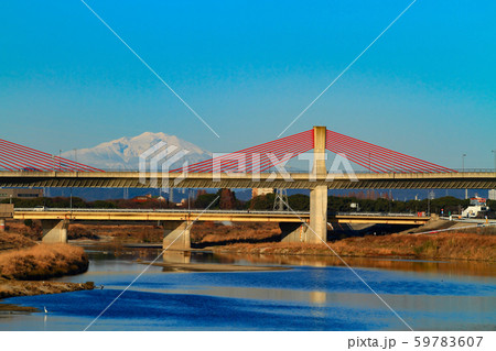 庄内川から見た御嶽山 庄内川から見た御嶽山 59783607