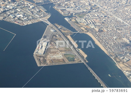 空から見る「甲子園浜」 空から見る「甲子園浜」 59783691