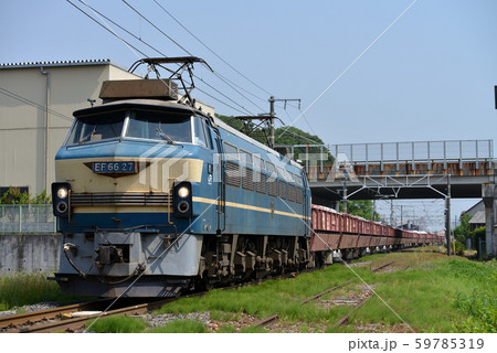 東海道支線を行くEF6627石灰石輸送列車 東海道支線を行くEF6627石灰石輸送列車 59785319