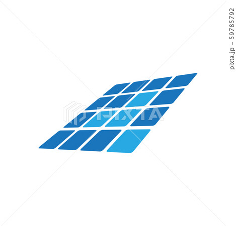Solar panel icon design template vector isolated 59785792