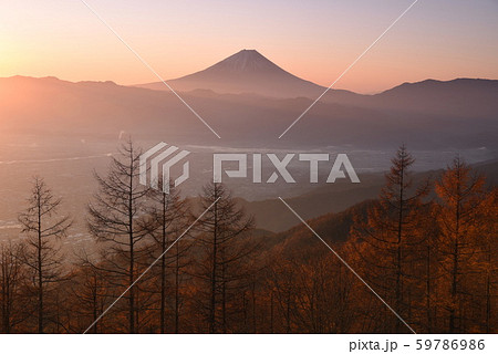 朝の富士山 59786986