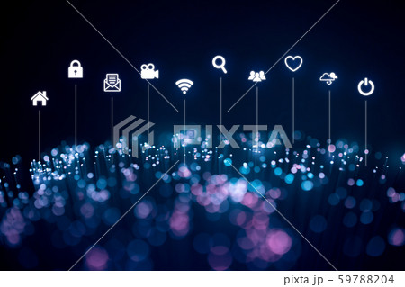 Global network for technology and future concept 59788204
