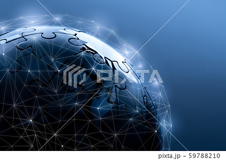 Global network for technology and future concept 59788210