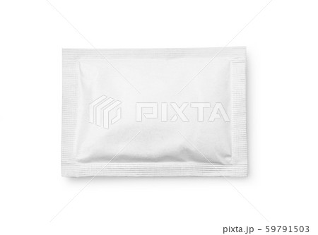 Small sugar packets isolated 59791503