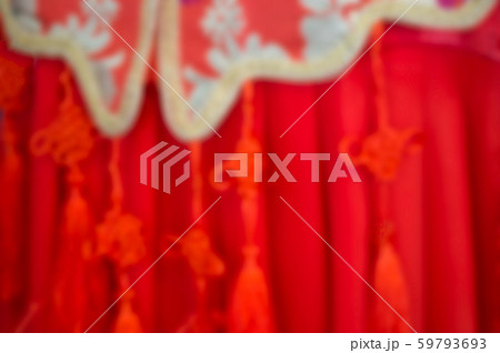 Blurred image of Chinese style red robes. Blurred image of Chinese style red robes. 59793693