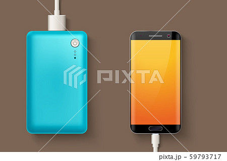 power bank and phone