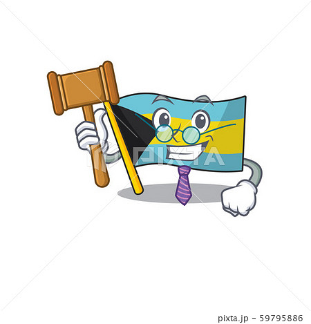 Mascot flag bahamas with in judge character Mascot flag bahamas with in judge character 59795886