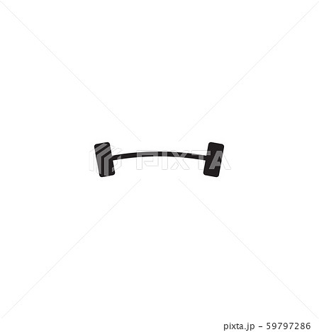 Barbell logo design vector template 59797286