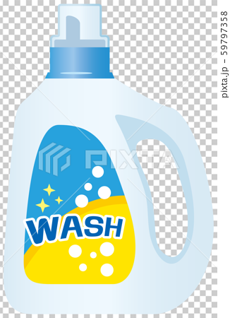 洗濯用洗剤 液体 のイメージイラストのイラスト素材