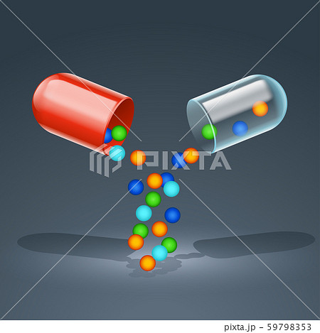pill on black 59798353