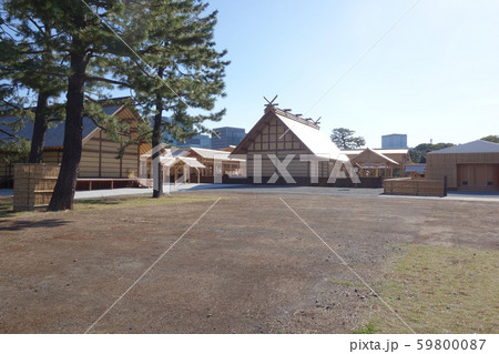 令和大嘗宮一般参観(西北側) 令和大嘗宮一般参観(西北側) 59800087