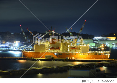 砕氷艦「しらせ」5003 【横須賀市】 電灯艦飾 59800227