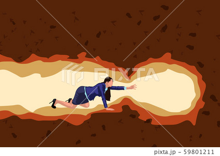 girl crawl cave girl crawl cave 59801211