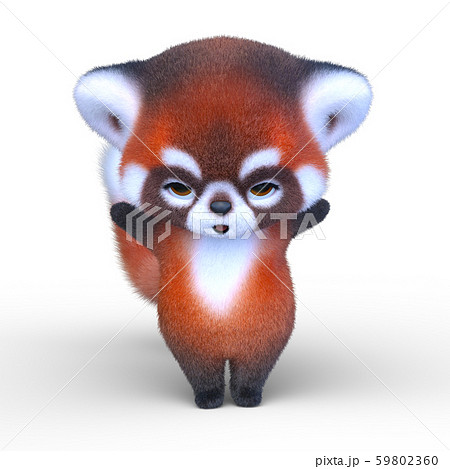 3Dアライグマ 59802360