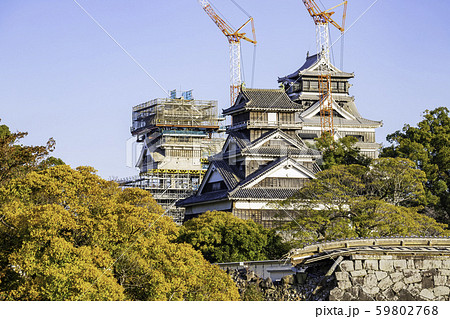 今こそ見に行く価値がある熊本城（2019年11月16日撮影） 59802768