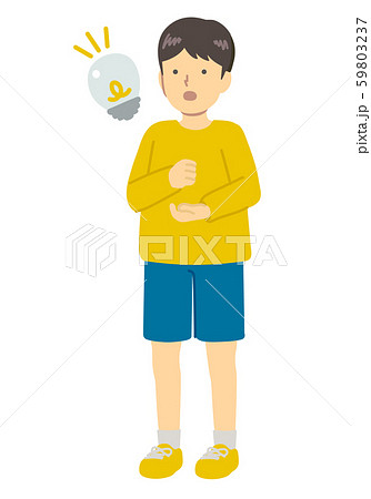 ひらめいた男の子 59803237