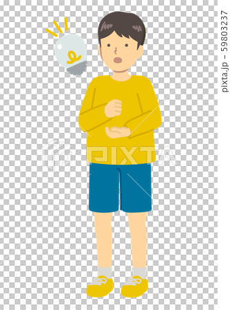 ひらめいた男の子 59803237