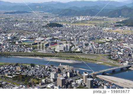 岐阜市長良川以北風景 59803677
