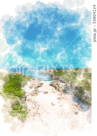 宮古島 伊良部島の海 宮古島 伊良部島の海 59804224
