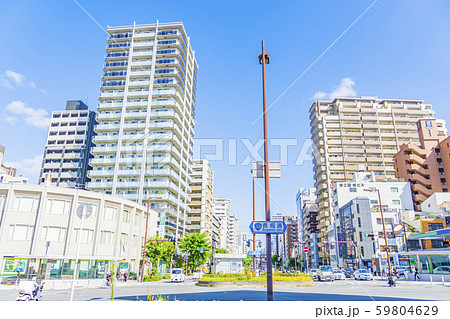 大阪市内 都市風景 谷町6丁目付近 大阪市内 都市風景 谷町6丁目付近 59804629