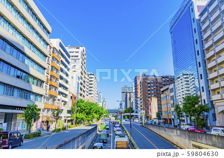 大阪市内　都市風景　谷町6丁目付近　　 59804630