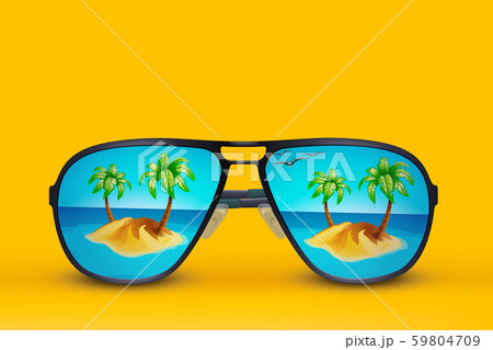 island sun glasses on yellow island sun glasses on yellow 59804709