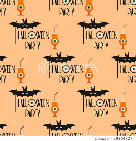 Vector seamless pattern Halloween 2020 Party 59804827