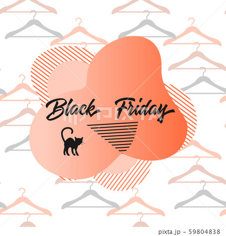 Vector Pattern Black Friday Sale Purchase Discount 59804838