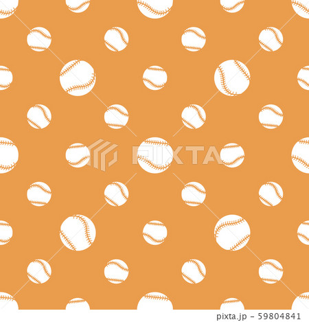 Vector sports seamless pattern with baseball balls 59804841