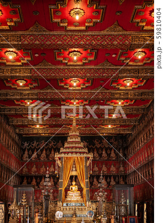 Thai antique royal Phra Phuttha Sihing Buddha at Bangkok National Museum Thai antique royal Phra Phuttha Sihing Buddha at Bangkok National Museum 59810404