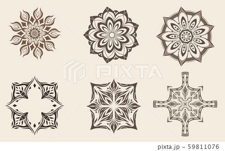 Vintage and luxury ornamental mandala design., set of mandala design. Vintage and luxury ornamental mandala design., set of mandala design. 59811076