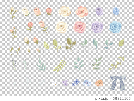 バラのイラストセット バラのイラストセット 59811165