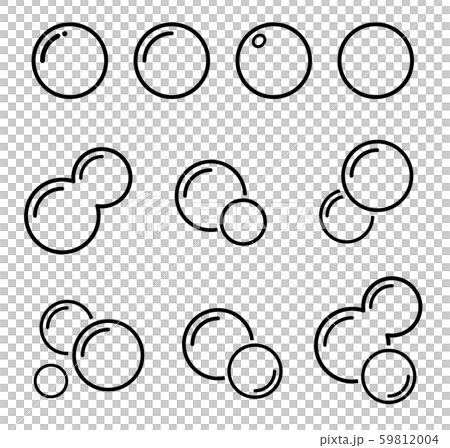 氣泡圖標集 氣泡圖標集 59812004