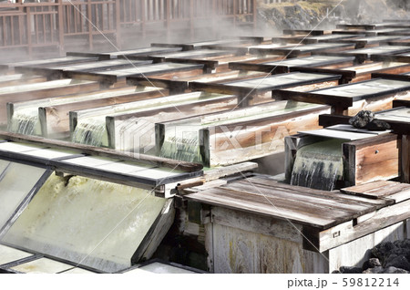 【群馬県】草津温泉の湯畑 59812214