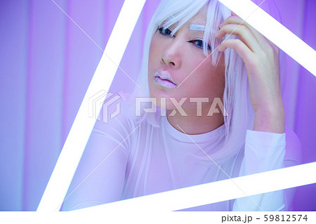 近未来　AIイメージ　仮想空間 59812574