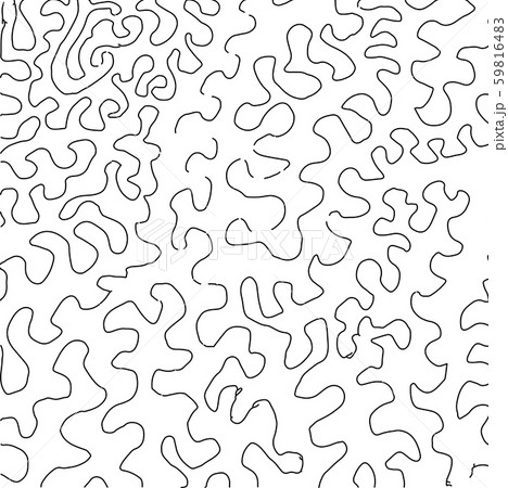 Abstract lines on white background. Eternal line. 59816483