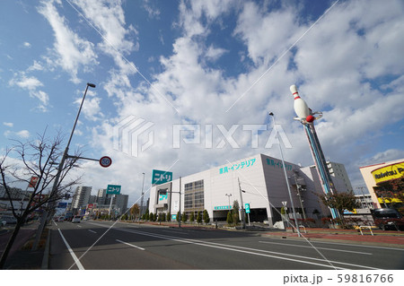 国道12号札幌・江別通りニトリ周辺の風景（新札幌　厚別中央3条4丁目） 59816766
