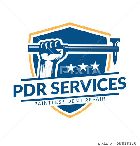 Paintless Dent Repair logo, PDR service logo, Paintless Dent Repair logo, PDR service logo, 59818120