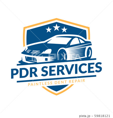 Paintless Dent Repair logo, PDR service logo, Paintless Dent Repair logo, PDR service logo, 59818121