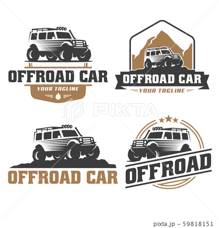 4x4 off road Sticker for Gypsy, Pack of 2 (25 x 10 cm)