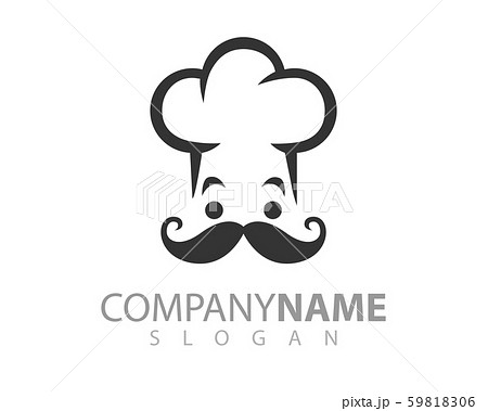 Logo template for Food, cooking, restaurant, chef Logo template for Food, cooking, restaurant, chef 59818306