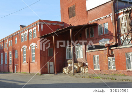 Old red brick industrial building Old red brick industrial building 59819593